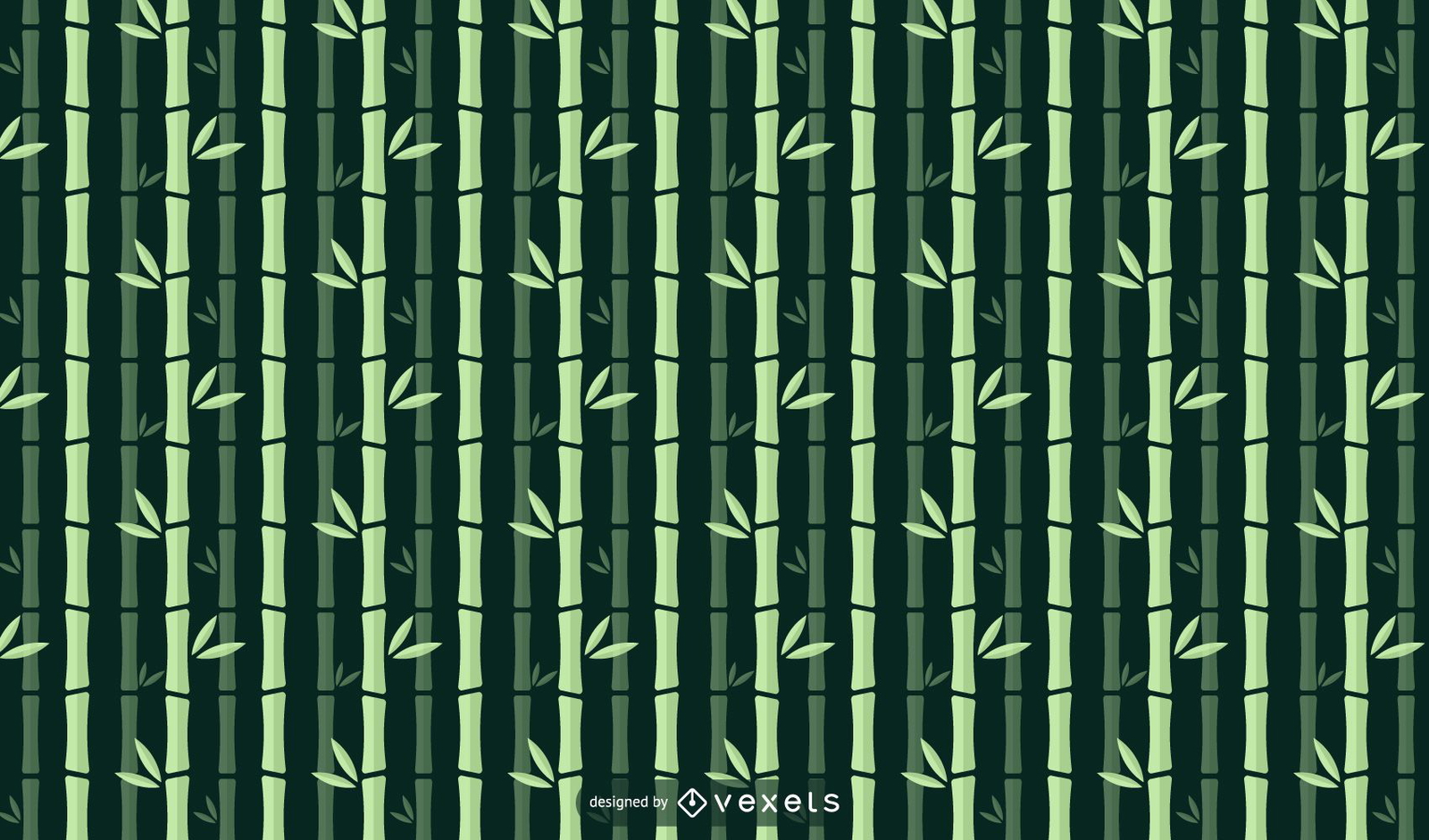 Bamboo flat pattern design