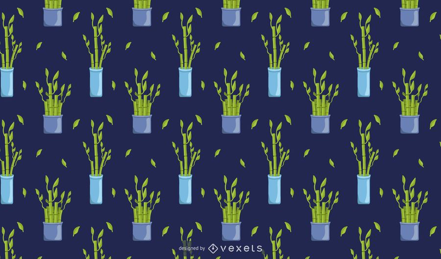 Bamboo lucky plant pattern design Bamboo lucky plant pattern design