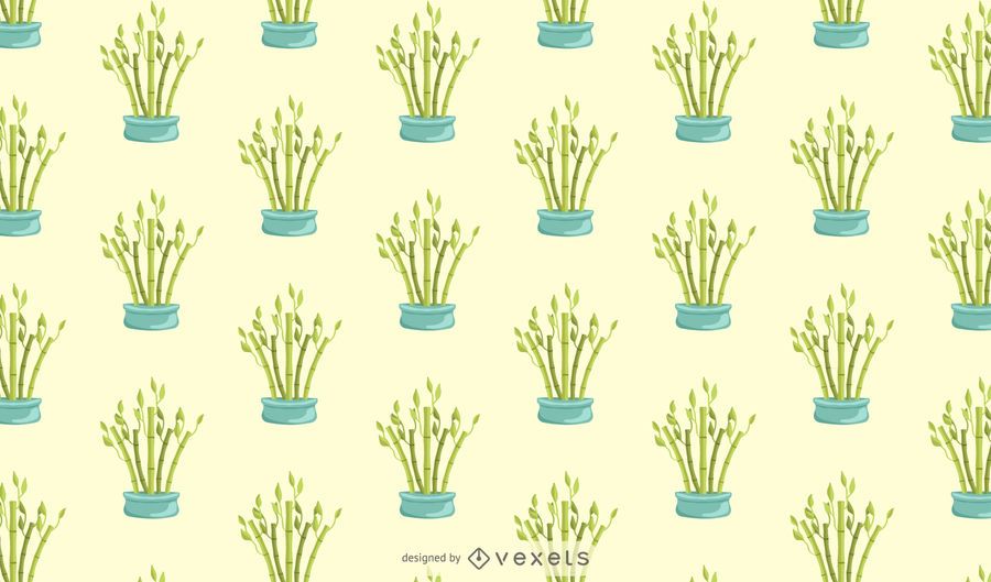 Lucky bamboo pattern design Lucky bamboo pattern design