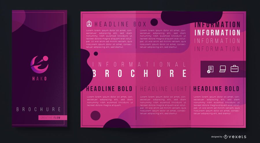 Abstract creative brochure template Abstract creative brochure template