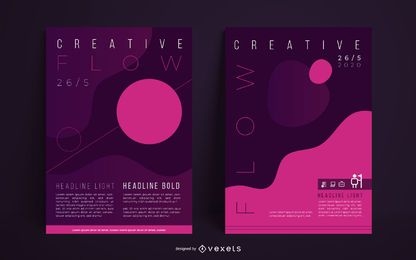 Creative Abstract Poster Set