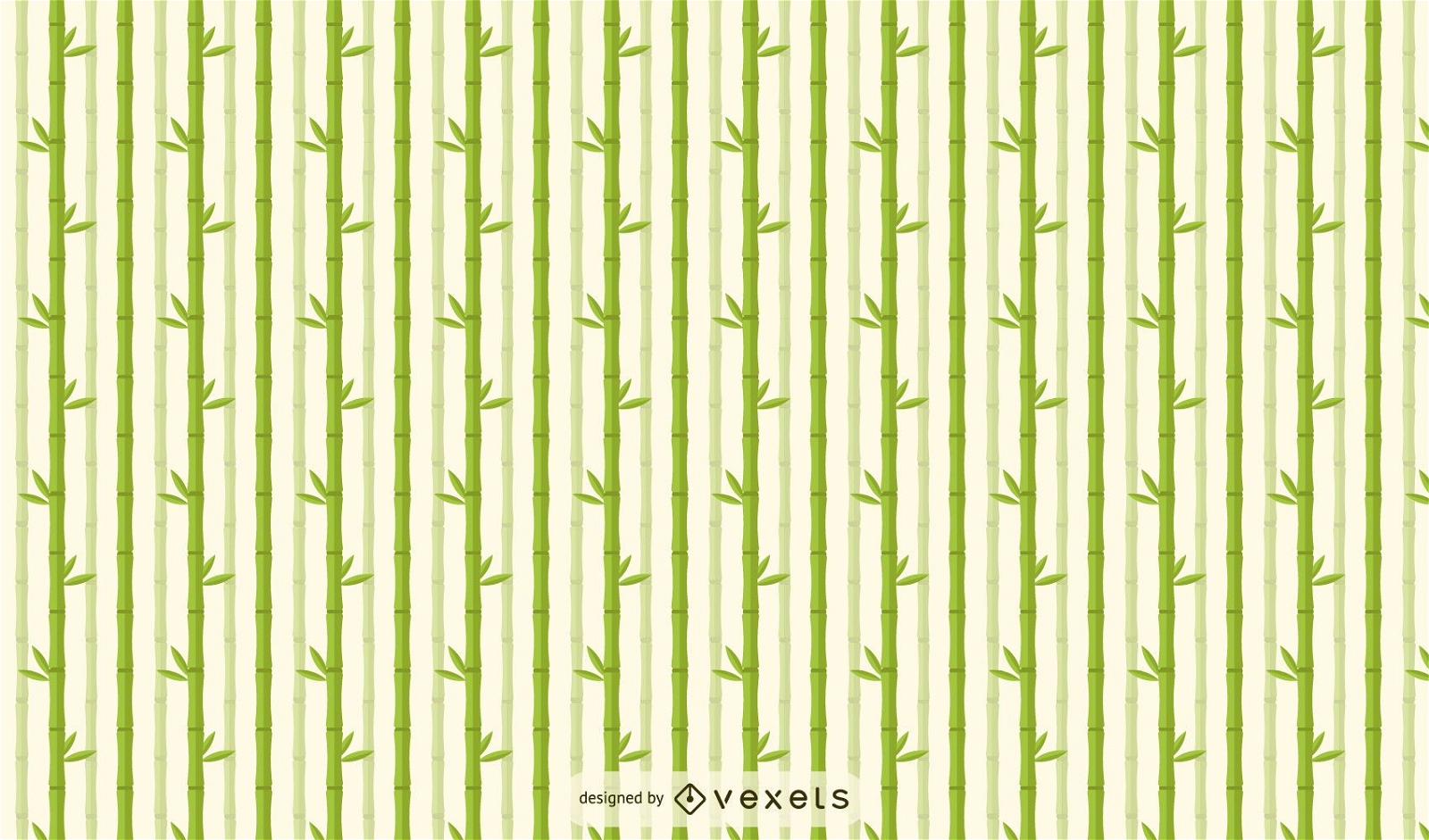 Bamboo Tree Clear Pattern Design