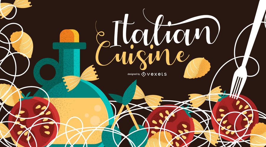 Italian Cuisine Background Design Italian Cuisine Background Design