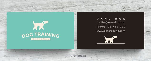 Dog training business card