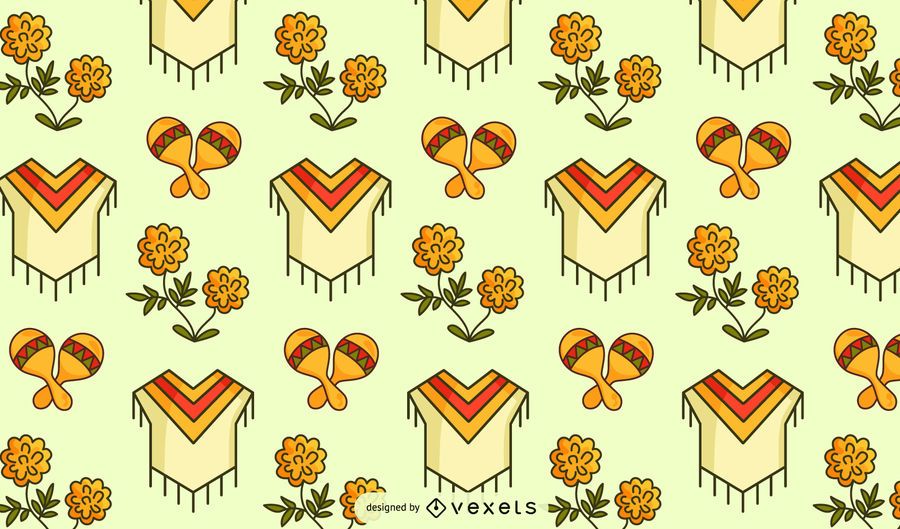 Mexican culture pattern design Mexican culture pattern design