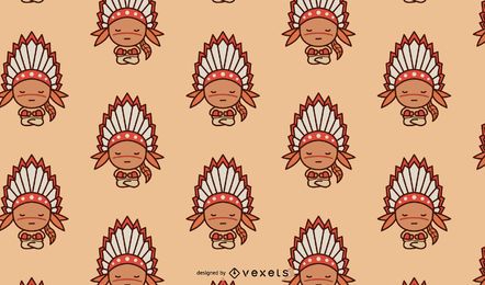 Nettes Musterdesign der amerikanischen Ureinwohner