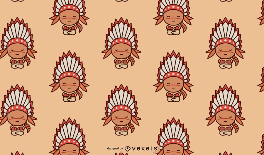 Diseño lindo del patrón del nativo americano Diseño lindo del patrón del nativo americano