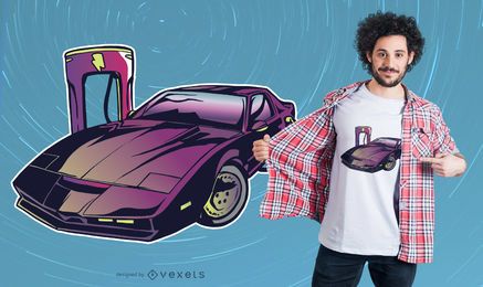 Diseño de camiseta de cargador de coche eléctrico Diseño de camiseta de cargador de coche eléctrico