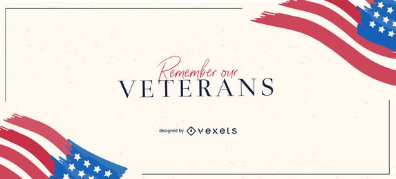 Remember our veterans slider design
