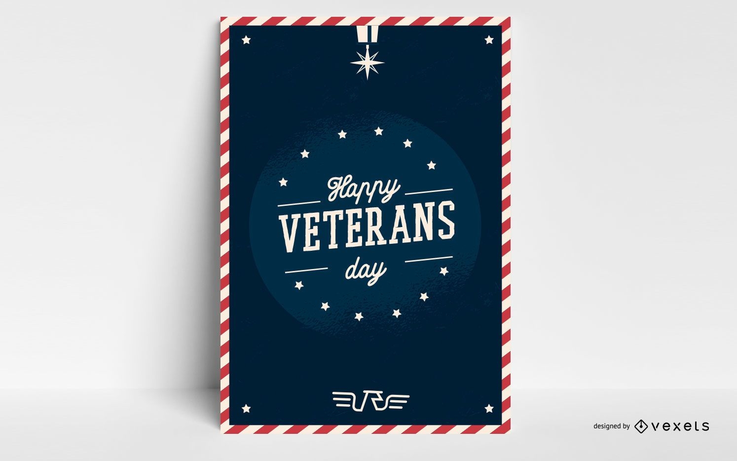 Cartaz feliz do dia dos veteranos