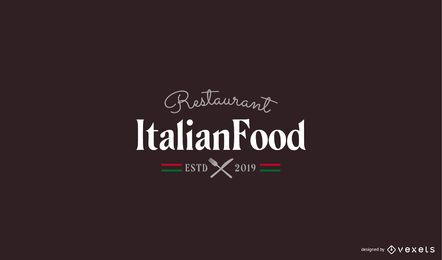 Italienische Restaurant-Logo-Vorlage