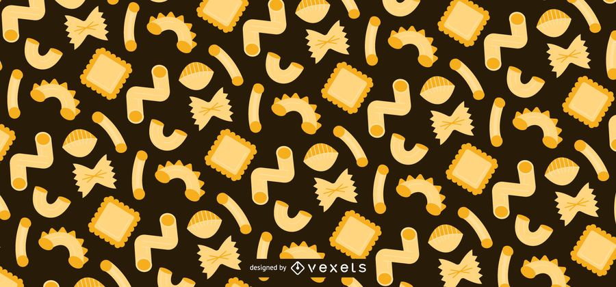 Pasta flat pattern design Pasta flat pattern design