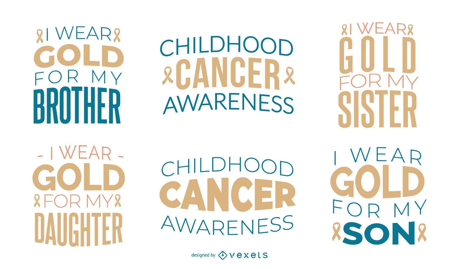 Zitat-Set für Krebsbewusstsein bei Kindern