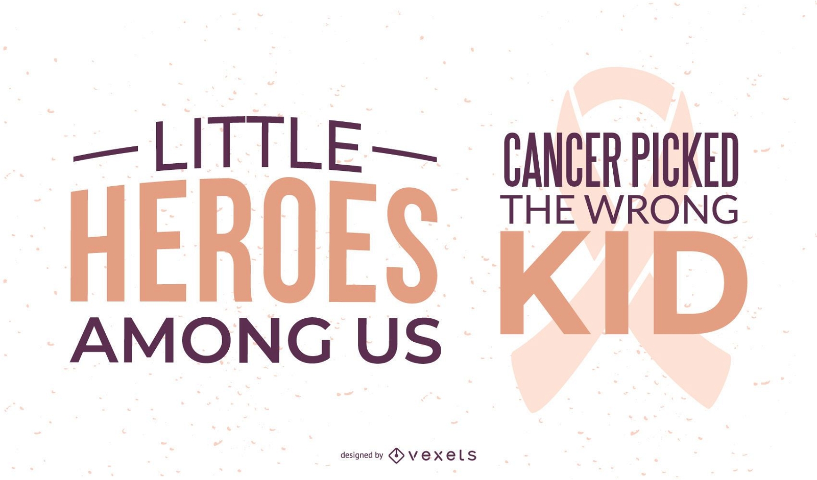 Childhood cancer awareness letterings