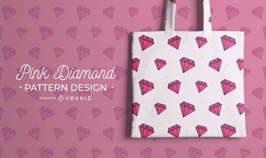 Pink diamond pattern design Pink diamond pattern design