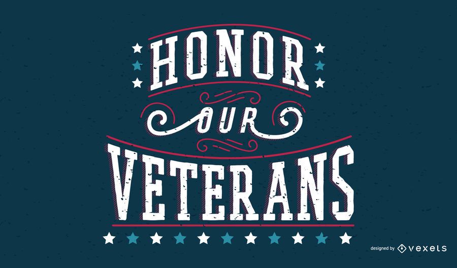 Banner de citação do dia dos veteranos Banner de citação do dia dos veteranos