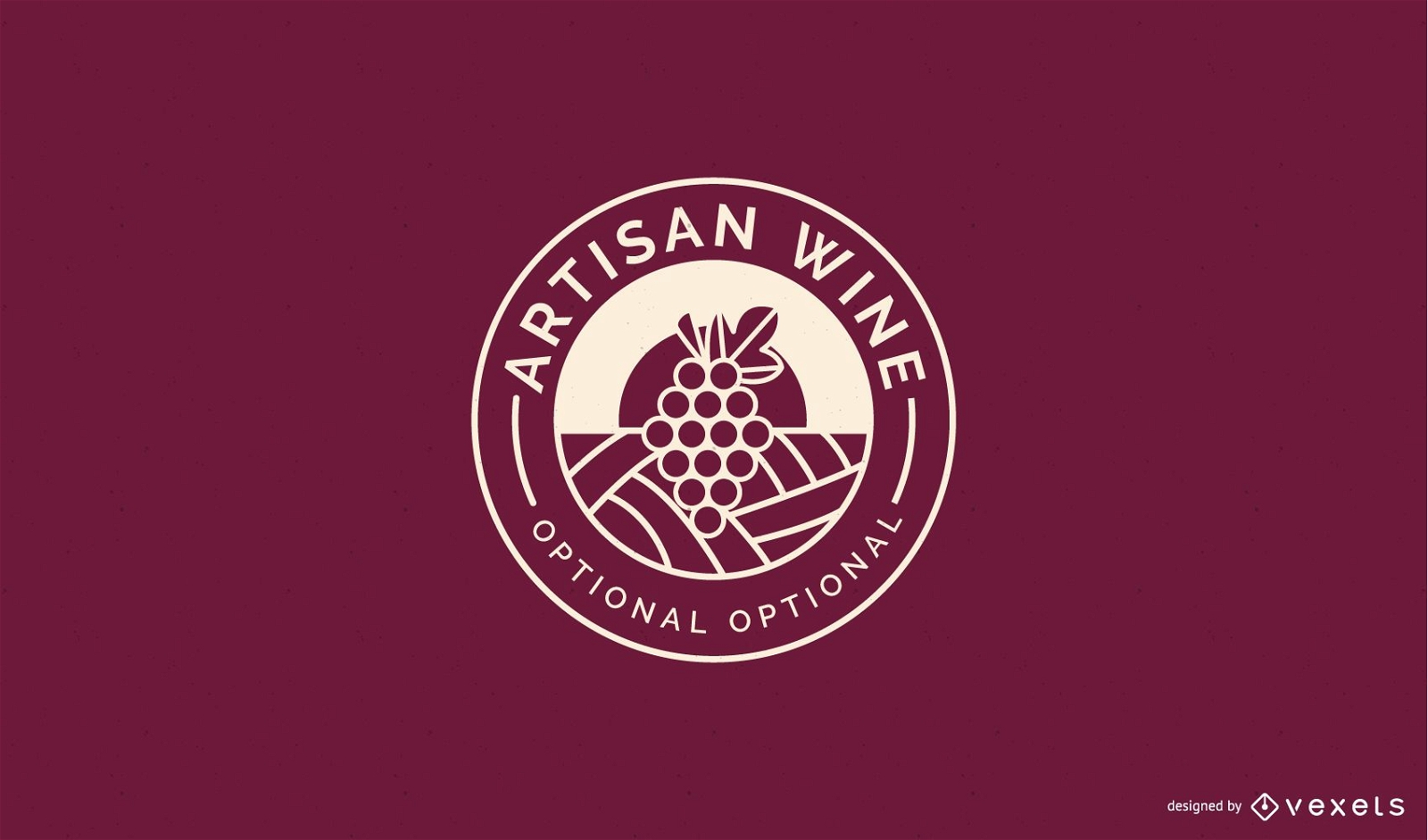 Wine business logo template