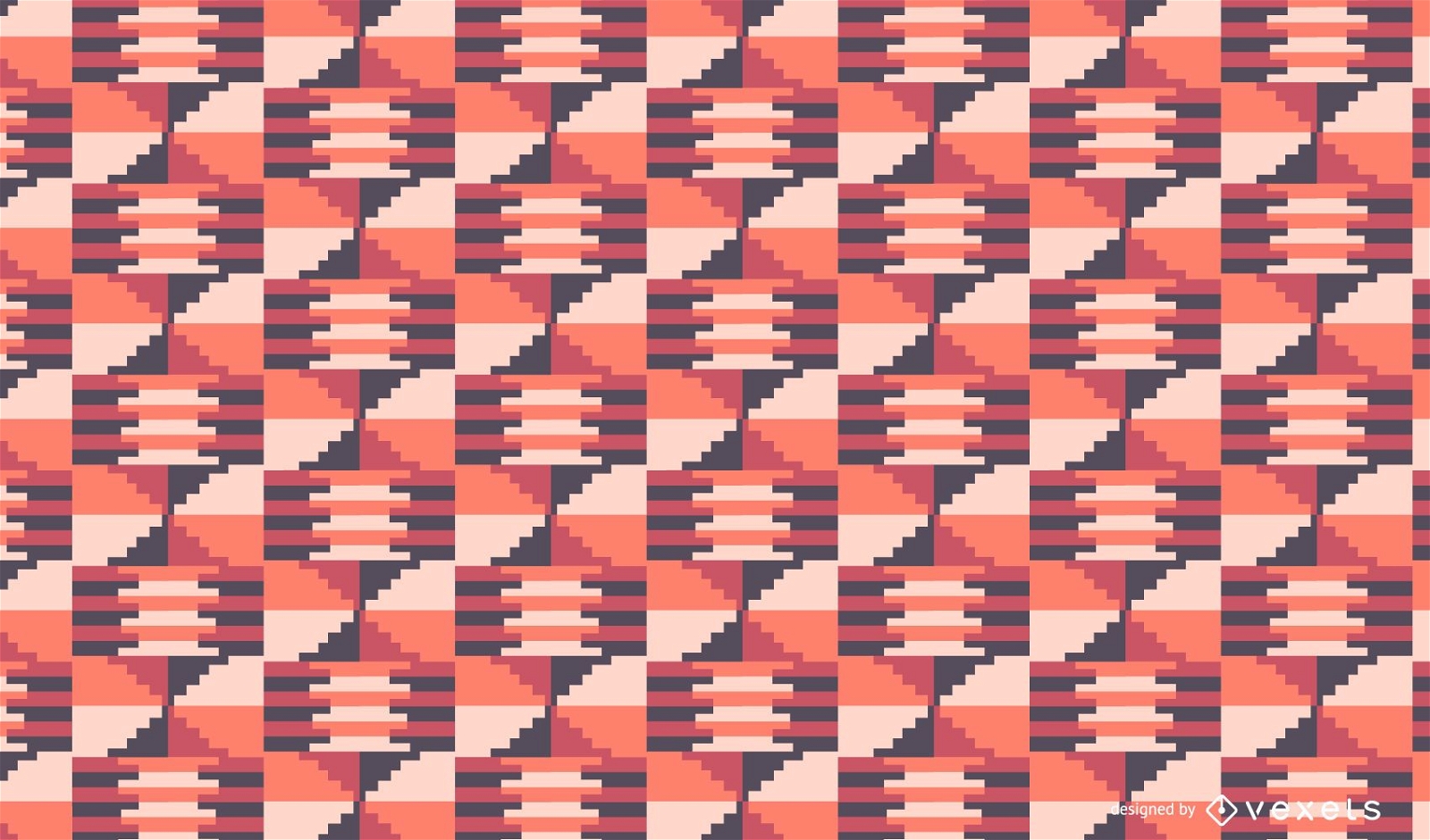 Pink tribal pattern design