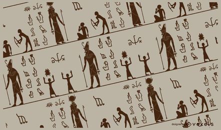 Diseño de patrón de Egipto