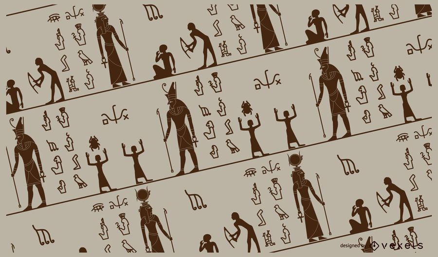 Diseño del patrón de Egipto Diseño del patrón de Egipto