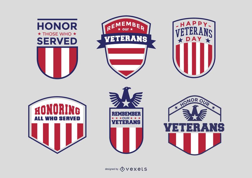 Veterans badge pack Veterans badge pack