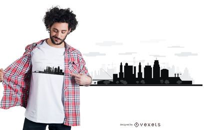 Diseño de camiseta de Kansas City