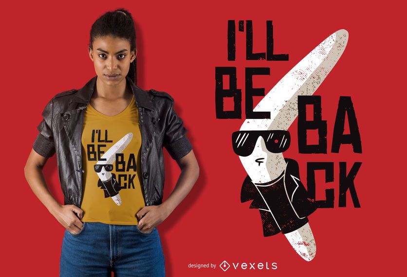 Design de t-shirt Bumerangue Design de t-shirt Bumerangue