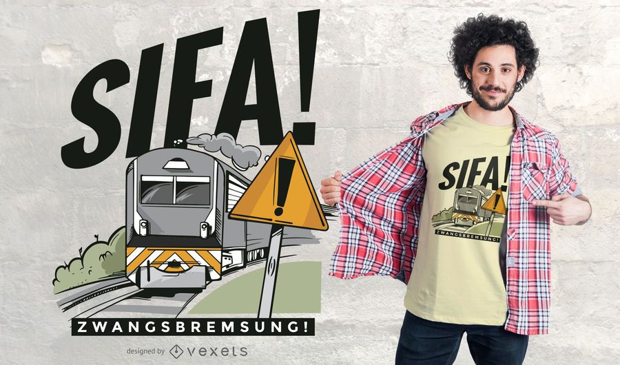 Train German Quote T-shirt Design Train German Quote T-shirt Design