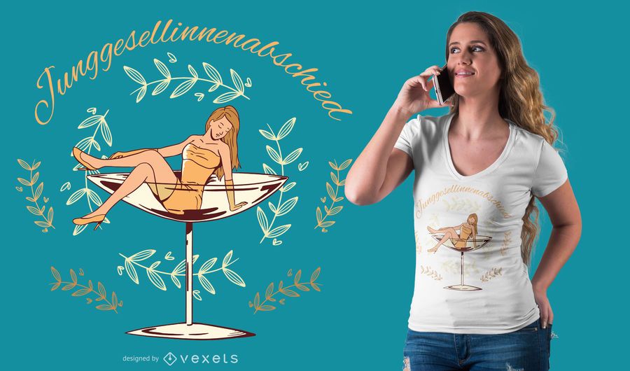 Design de t-shirt Princess Glass Design de t-shirt Princess Glass