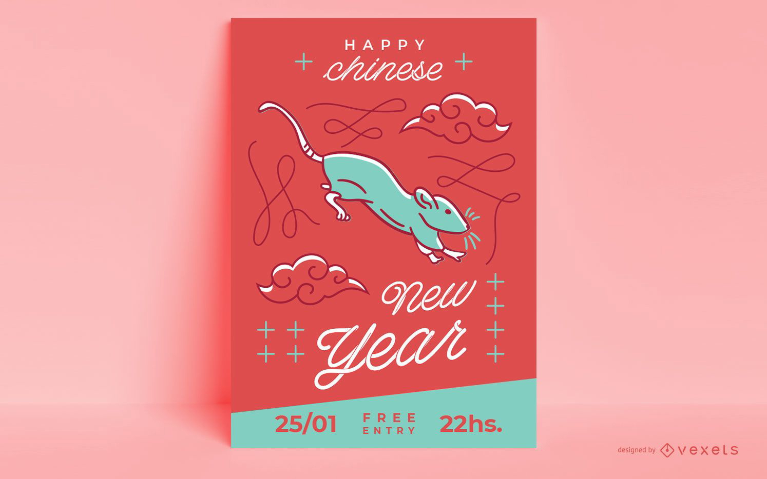 Chinese new year poster design