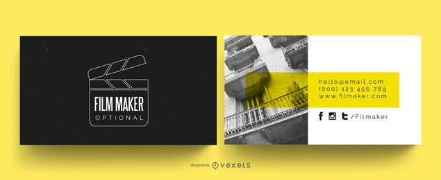 Visitenkarte des Filmemachers