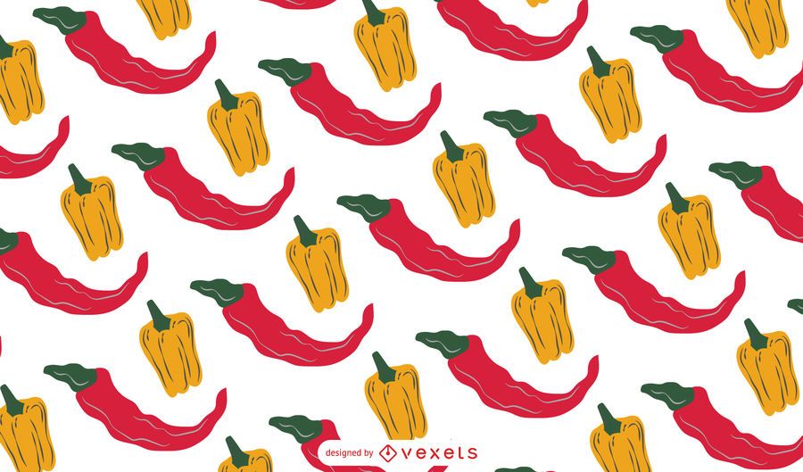 Design de padrão de pimenta Design de padrão de pimenta