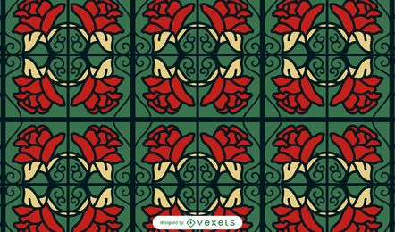 Red roses pattern design Red roses pattern design