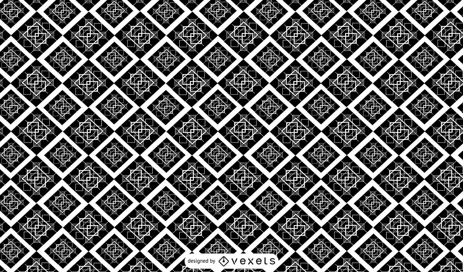 Desenho de padrão geométrico abstrato
