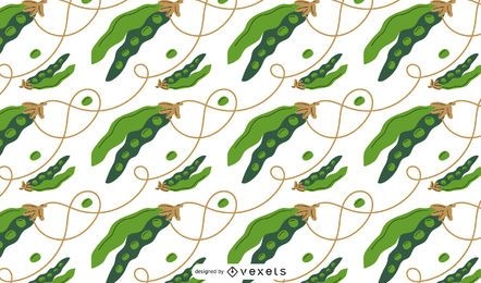 Desenho de padrão de ervilhas
