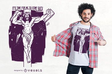 Diseño de camiseta de jesus enojado Diseño de camiseta de jesus enojado