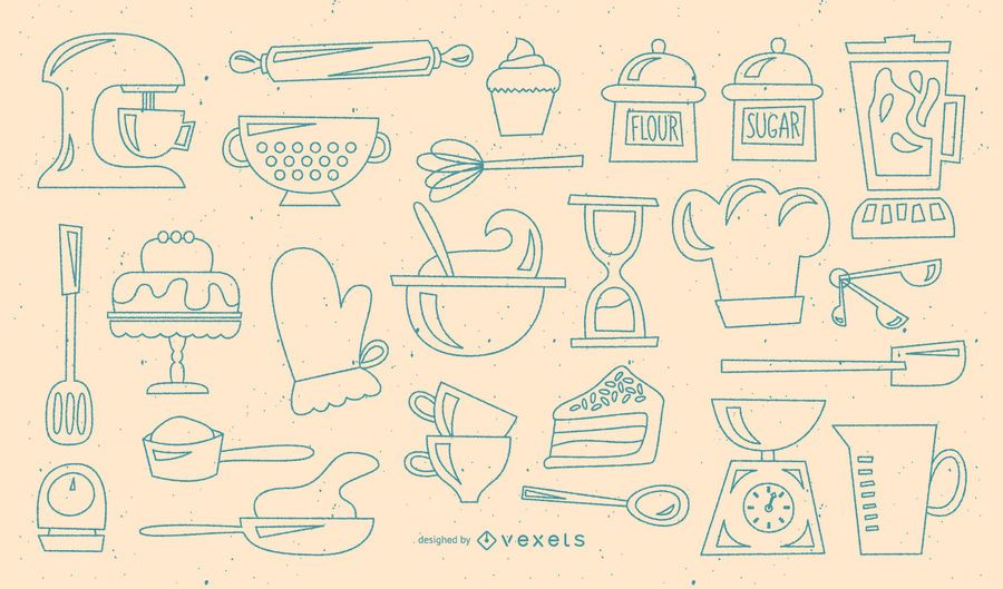 Backen retro Schlaganfall-Auflistung Backen retro Schlaganfall-Auflistung