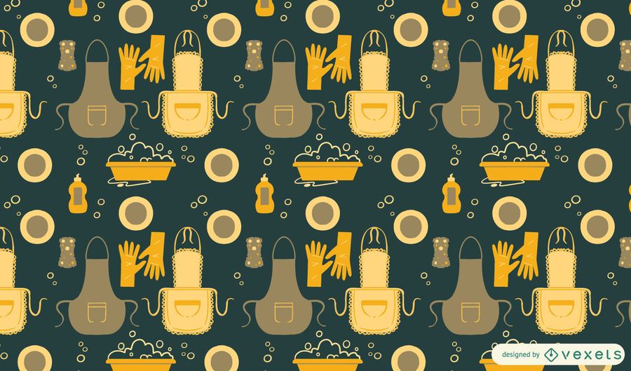Diseño de patrón de lavado de platos Diseño de patrón de lavado de platos