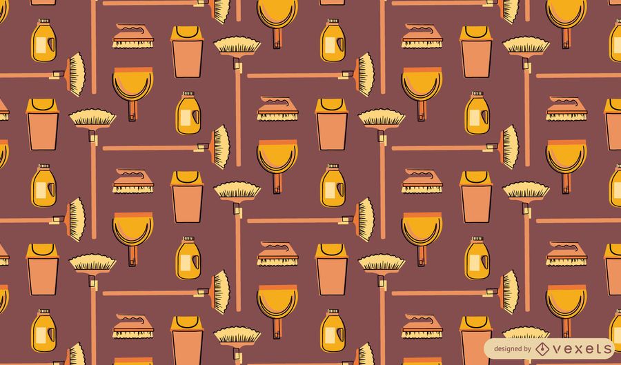 Cleaning elements pattern design Cleaning elements pattern design