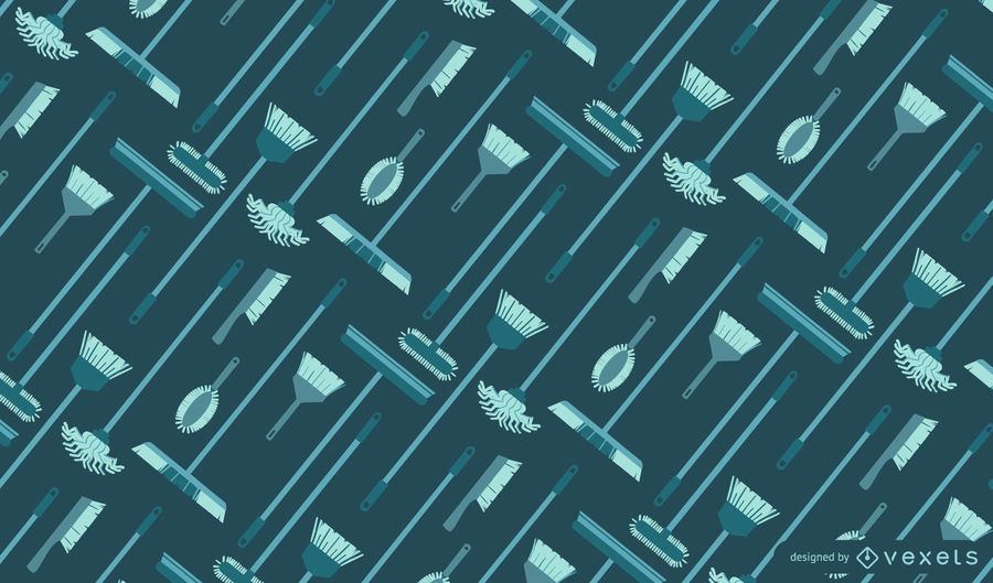 Cleaning brooms pattern design Cleaning brooms pattern design