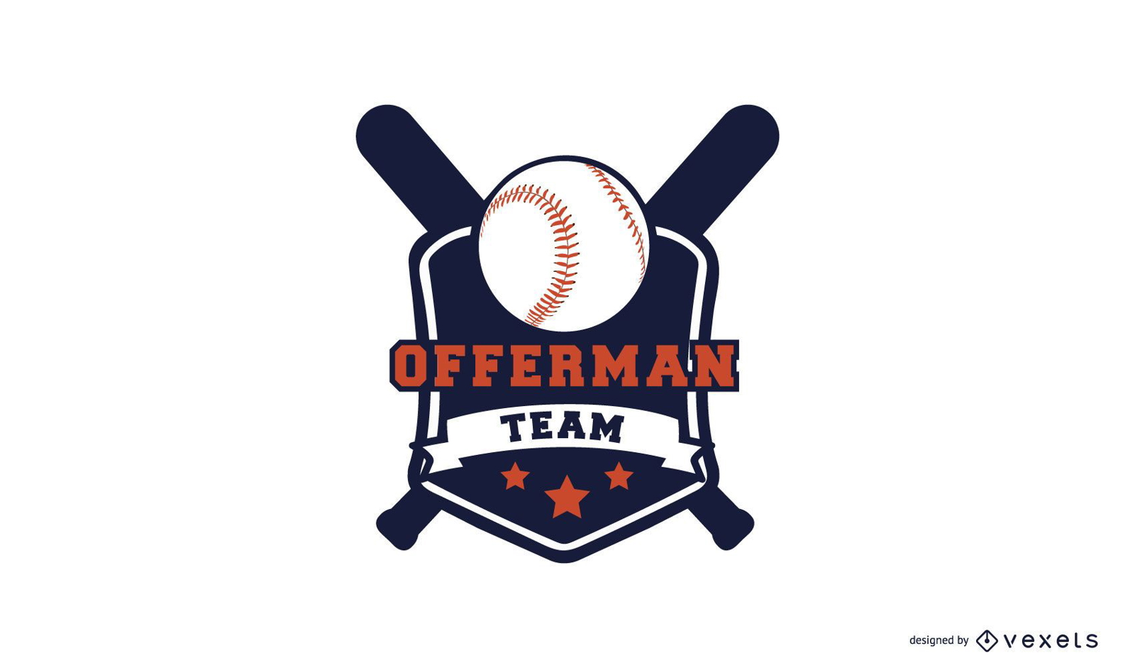 Baseball Logo Vorlage