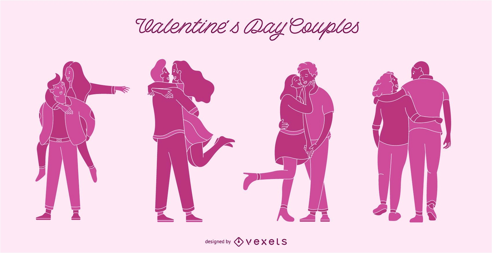 Valentine's day couples set