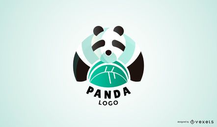 Moderne Panda-Logo-Vorlage