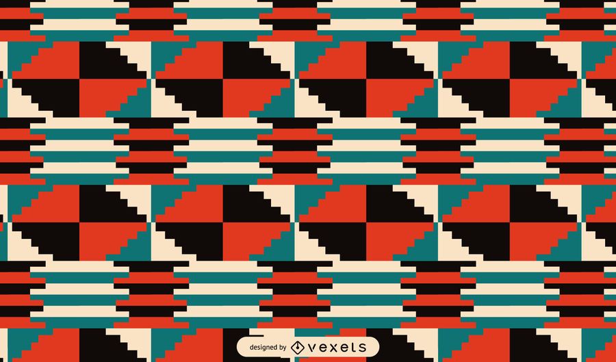 Diseño de patrón tribal de Kwanzaa Diseño de patrón tribal de Kwanzaa