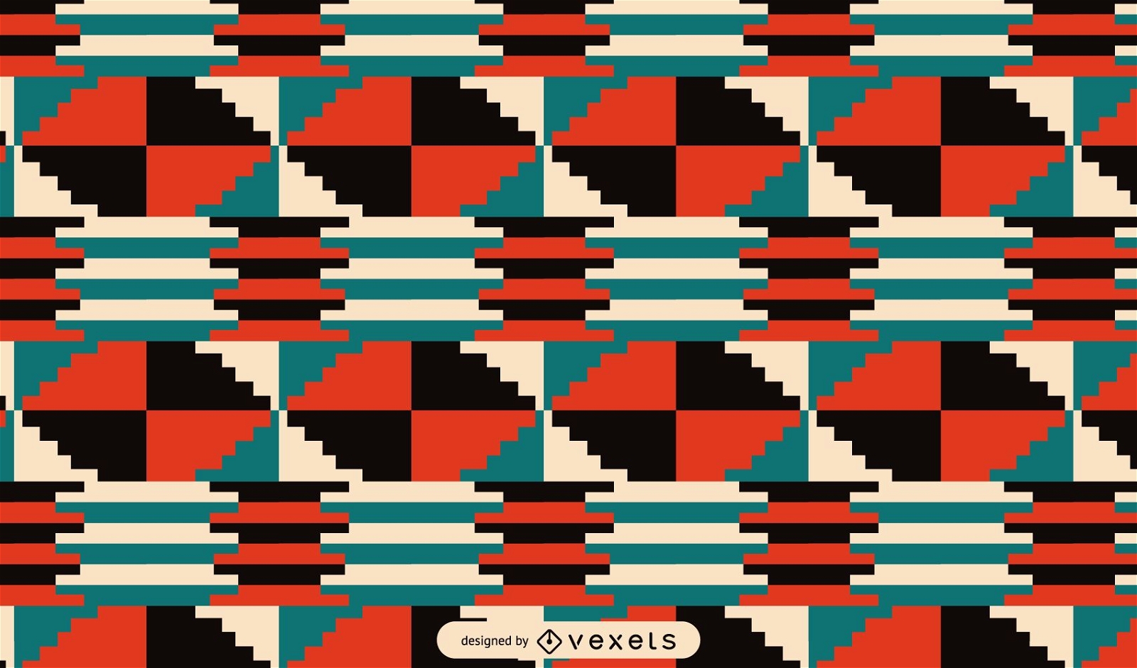 Kwanzaa tribal pattern design