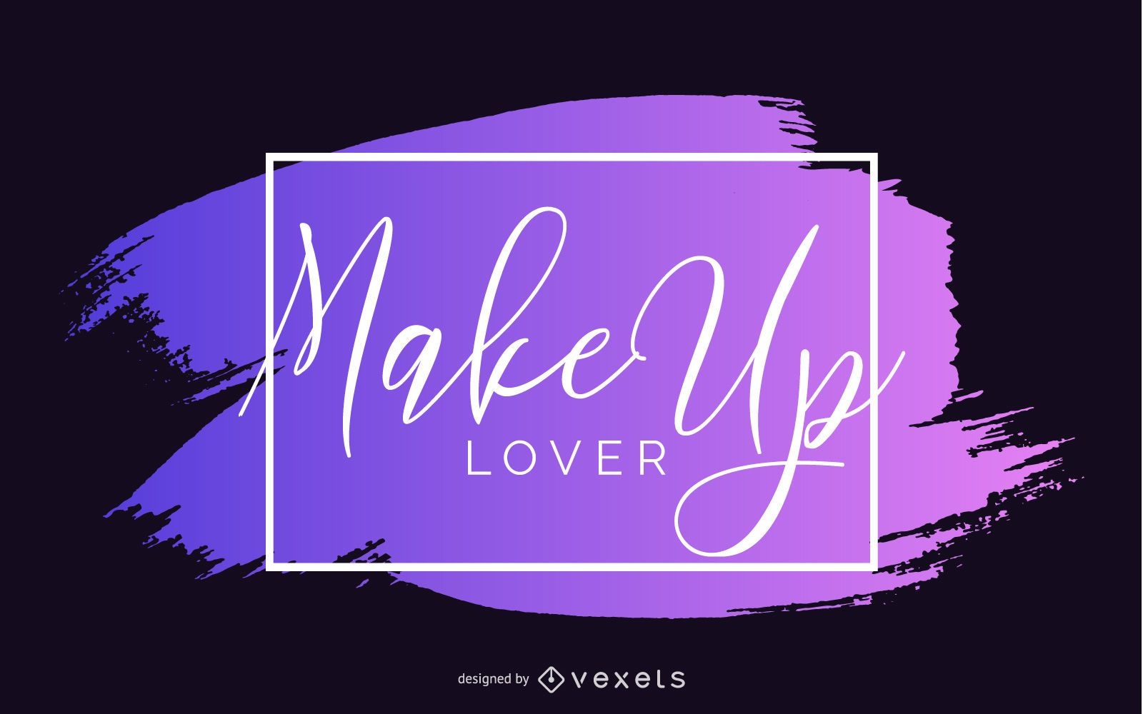 Design de banner para amante de maquiagem