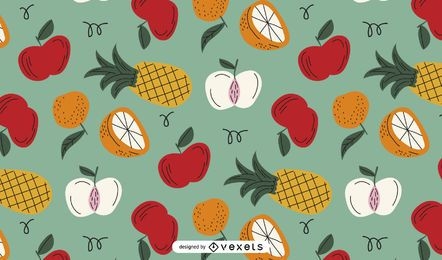 Fruits colorful pattern design