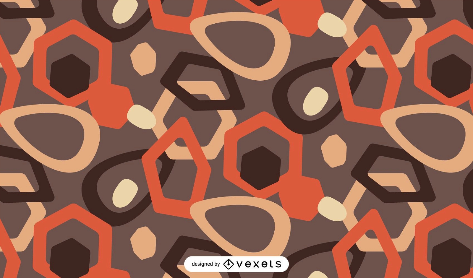 Geometrical abstract pattern design