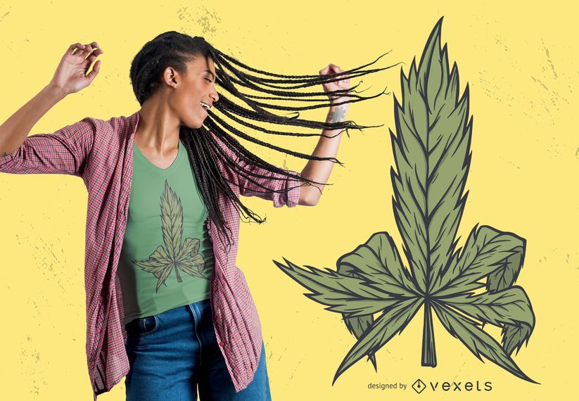 Design de t-shirt de cannabis Design de t-shirt de cannabis