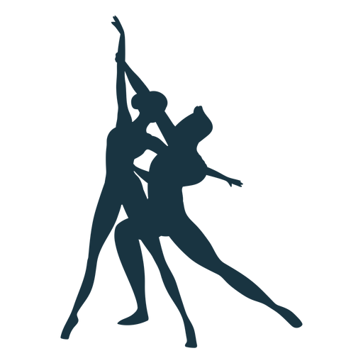 Ballerina Ballettt?nzer Haltung Silhouette Ballett PNG-Design